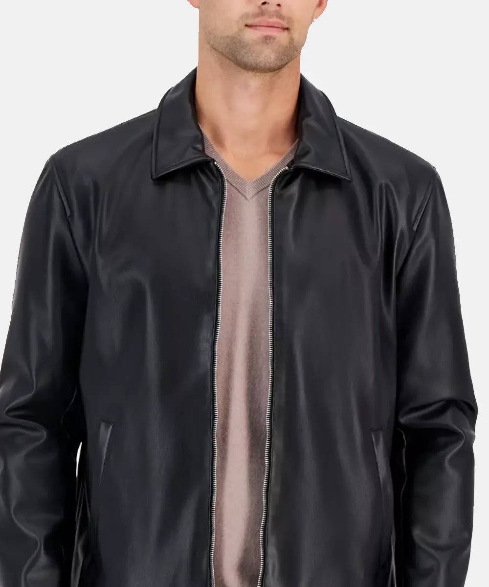 Mens Alfani Leather Jacket