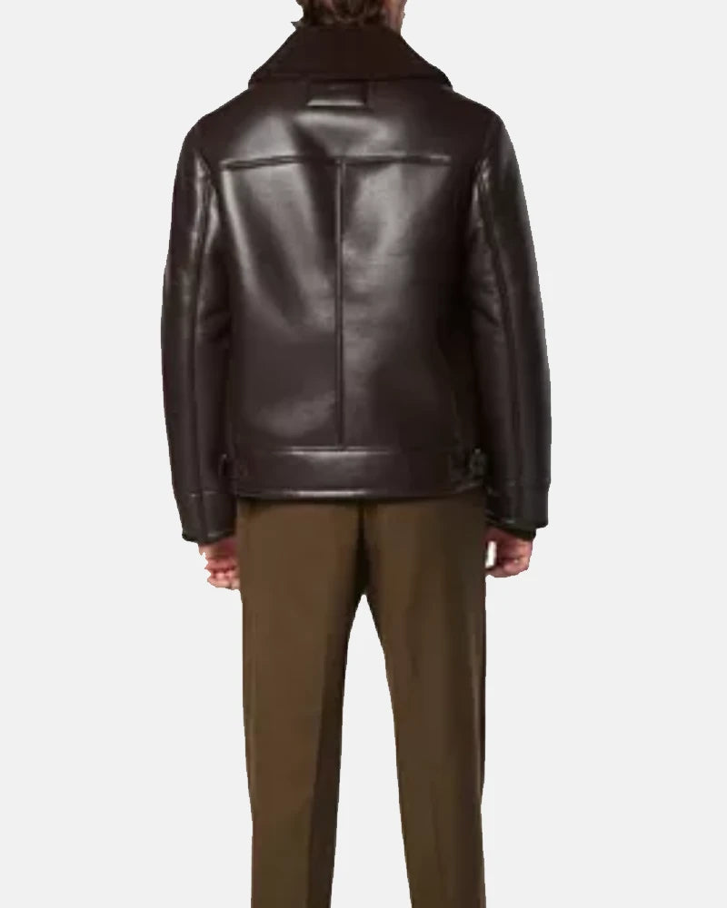Men’s Cadman Aviator Faux Leather Jacket