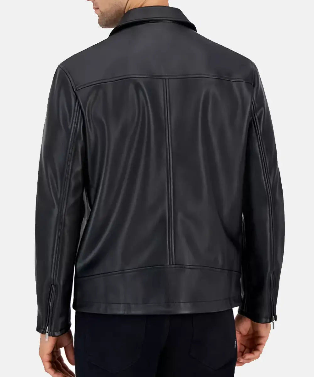 Mens Alfani Leather Jacket