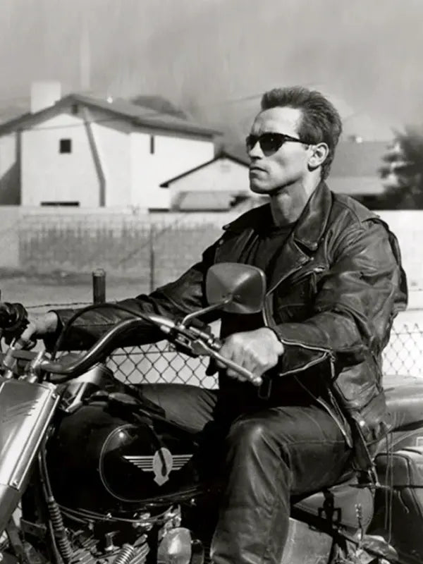 Terminator 2 Black Leather Jacket