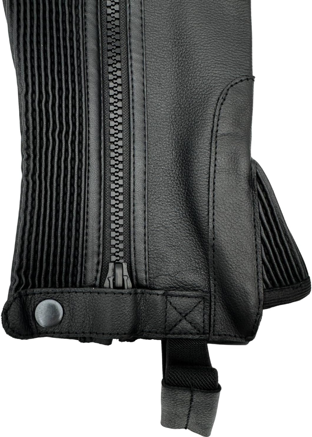 Leather Half Chaps for Horse Riding – Durable Equestrian Gaiters with Zipper