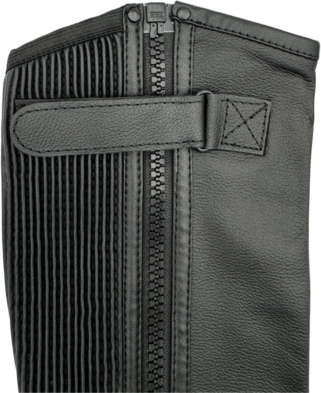 Leather Half Chaps for Horse Riding – Durable Equestrian Gaiters with Zipper