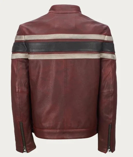 Red Waxed Retro Vintage Jacket