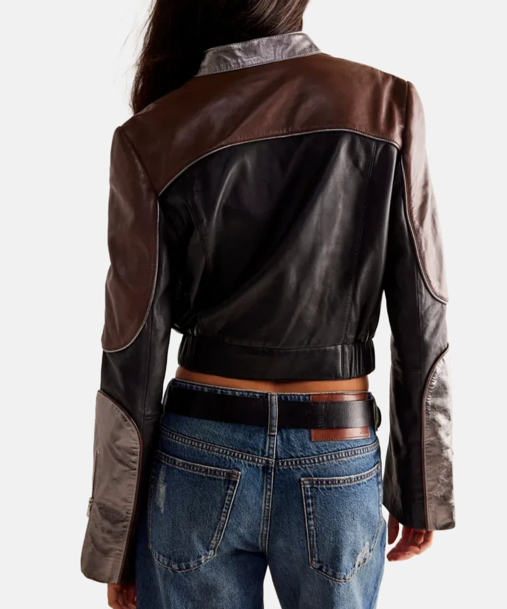Understated Leather Grand Prix Jacket