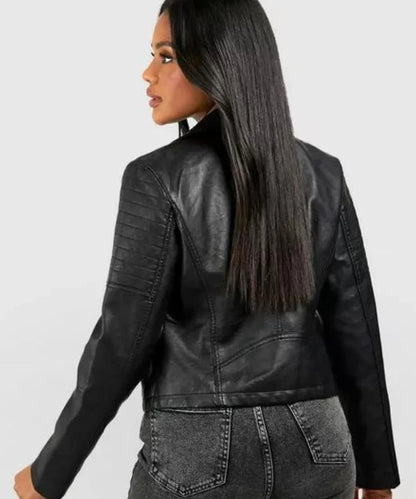 Women Premium Biker Leather Jacket
