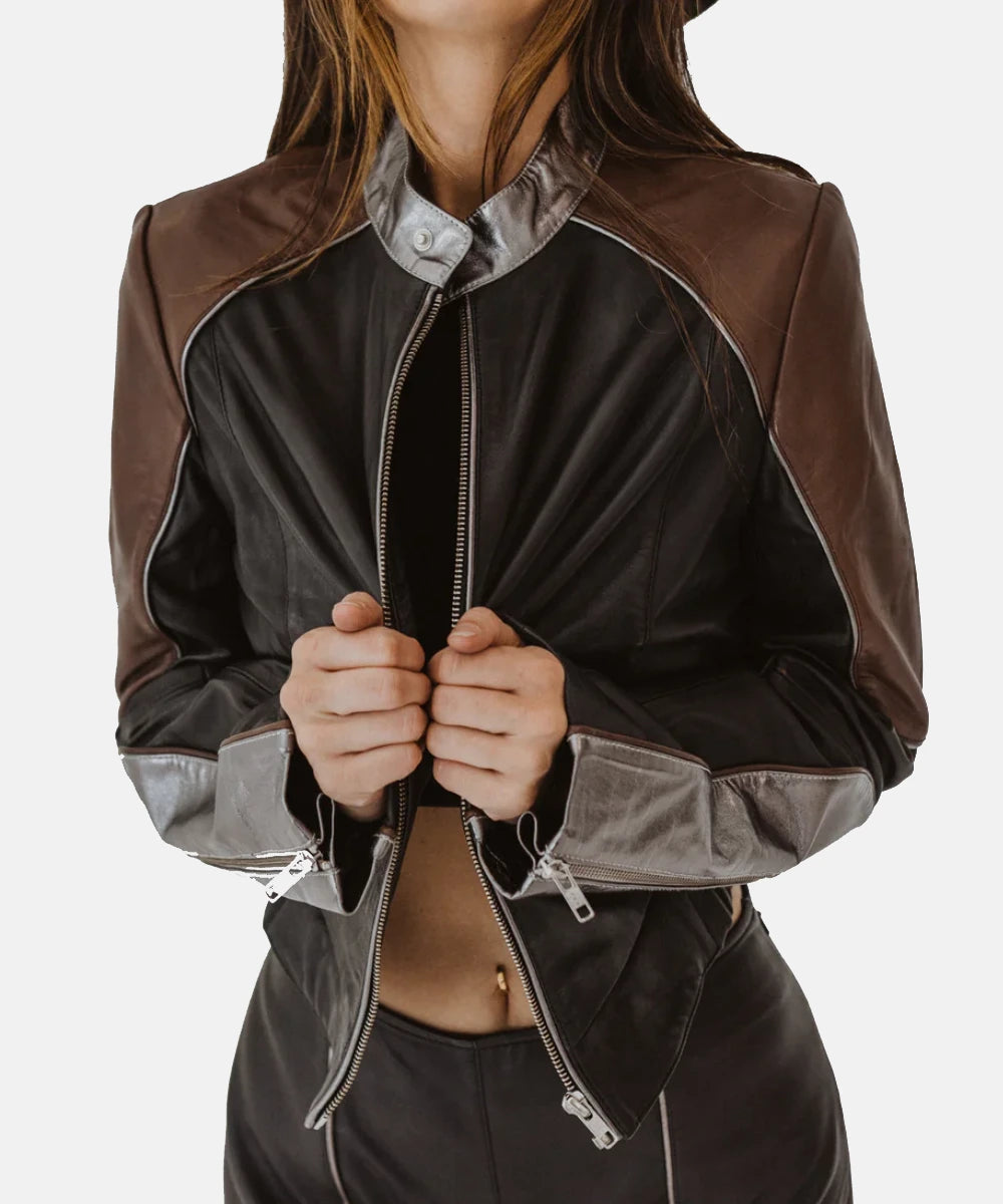 Understated Leather Grand Prix Jacket