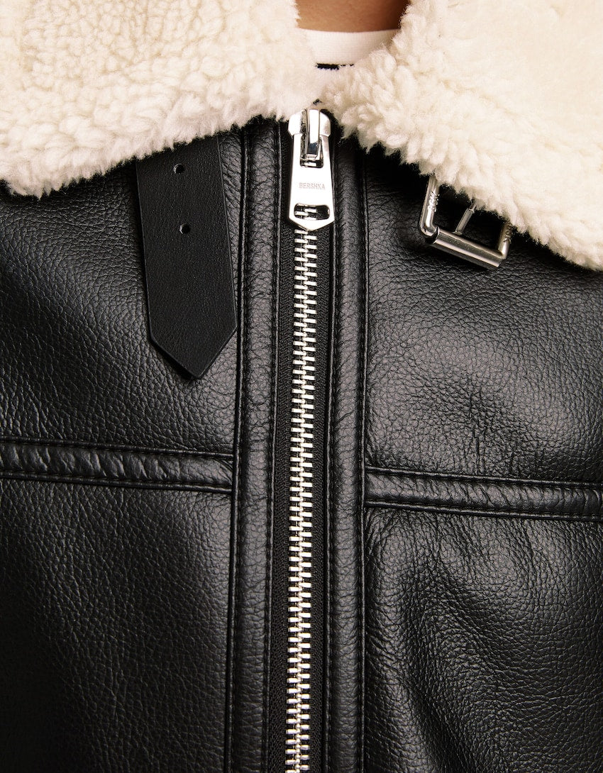 Double-Sided Shearling Leather Jacket